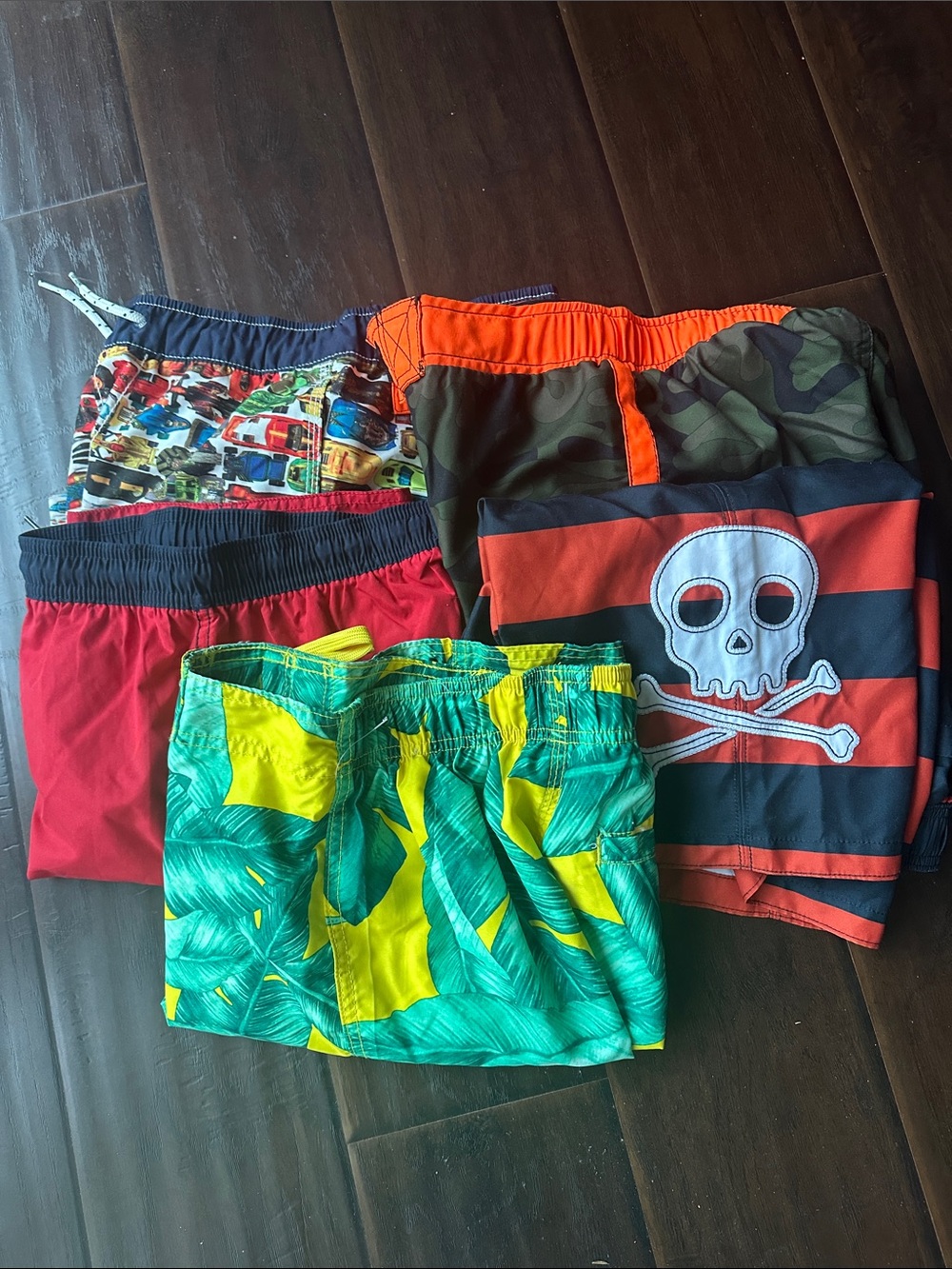 BOYS SWIM SHORTS BUNDLE | 5x Assorted Size 12 Swim Beach Shorts Trunks